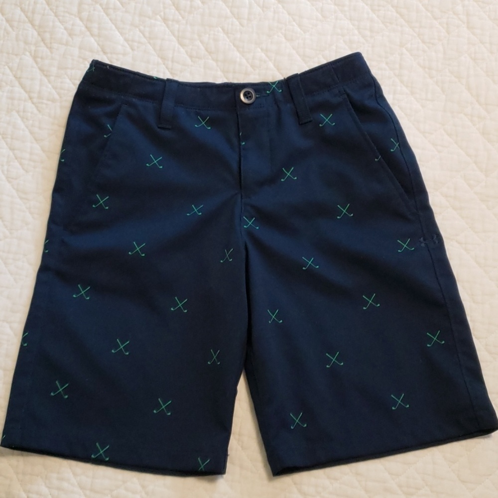 Boys Under Armour golf shorts